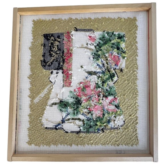 Lee Oriental 4 Seasons Summer Kimono Needlepoint Completed Finished Canvas Japan - Picture 9 of 9